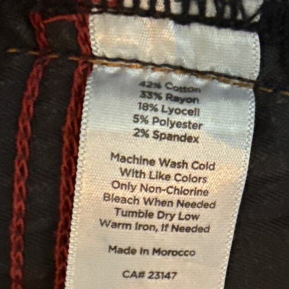 Talbots Straight Leg High Rise Jeans Sz 12 Dark Wash Denim Basic Stretch Casual - Picture 4 of 8